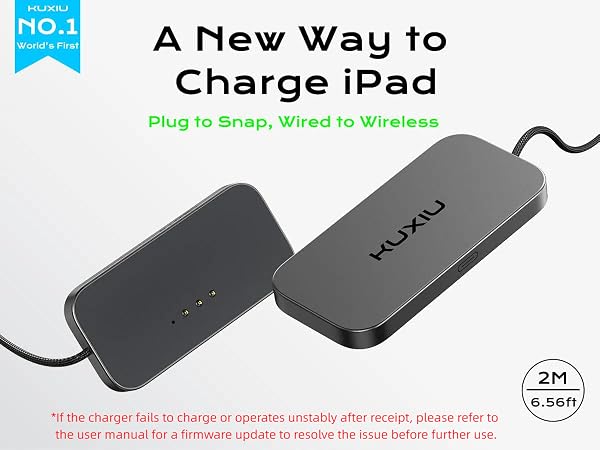 KUXIU Megnetic Wireless Charger, 35W Fast Charging Block with 5.56ft USB C to C Charger Cable