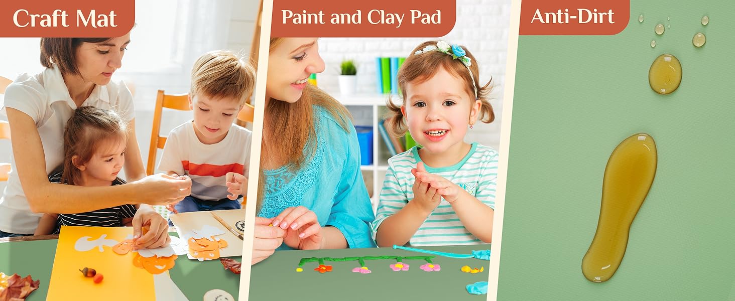 Craft Mat, Paint and Clay Pad, Anti-Dirt