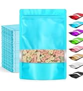 Funfery 100 Pcs Smell Proof Packaging Bags,Mylar Clear Bags for Food Storage,Sealable Bags for Pa...