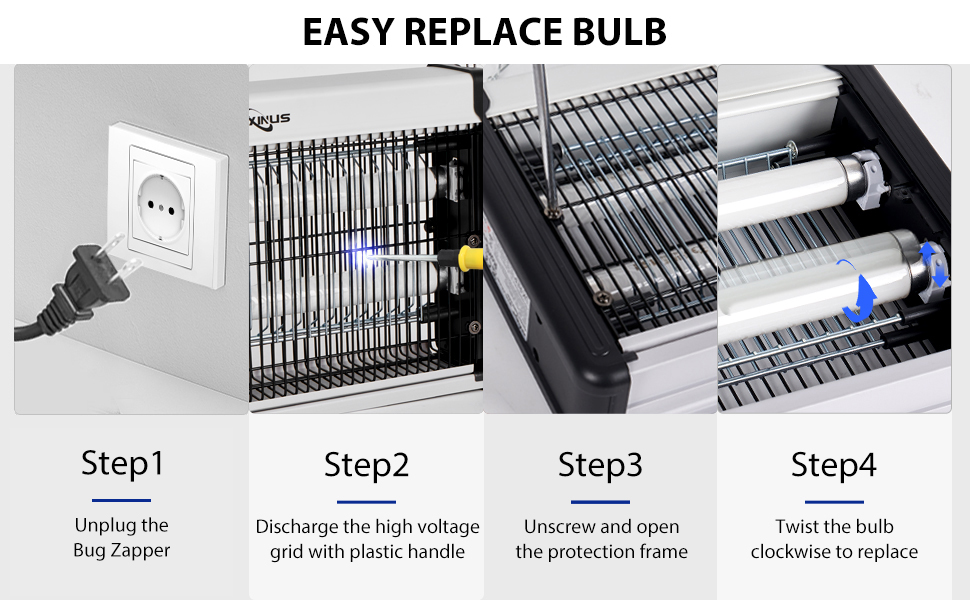 easy replace bulbs