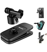 TELESIN S2 Backpack Clip Mount for Gopro, Quick Release Magnetic Bag Belt Shoulder Strap Holder f...