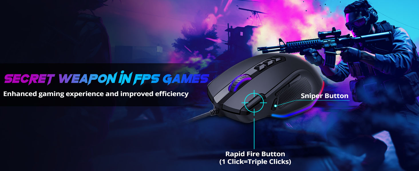 sniper button fire button