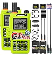 TIDRADIO TD-H9 GPS/APRS GMRS Radio Handheld,Spectrum Analysis,SMS Message Text,Bluetooth Programm...
