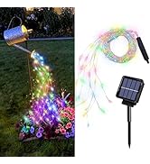 VOOKRY 10 Strands 200 LEDs Solar Fairy Lights Outdoor Waterproof, Solar Powered String Lights 8 M...
