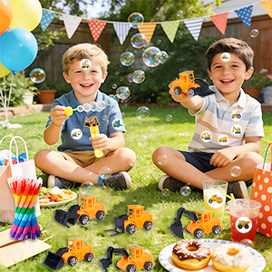 construction themed party favors