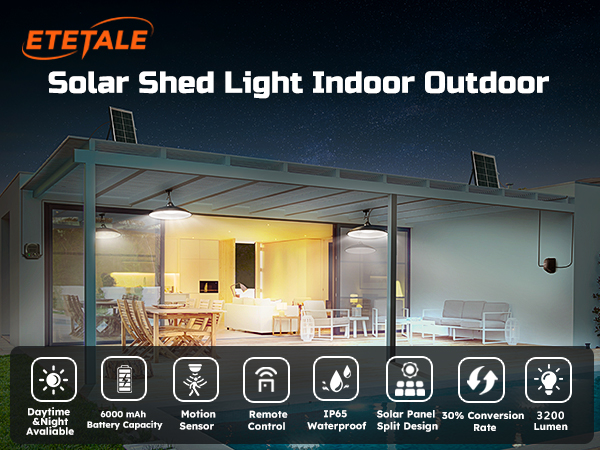 solar shed light
