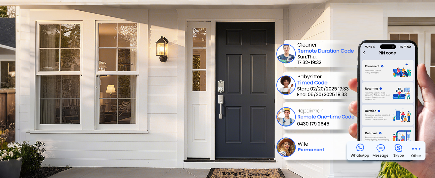 Veise Fingerprint Smart Door Lock