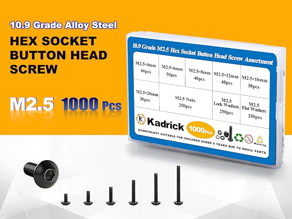 Kadrick M2.5 Screw Assortment