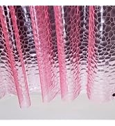 Ga-Geetopia EVA 3D Pink/Magenta Water Cube Plastic Shower Curtain Liner - Premium Light Weight 72...