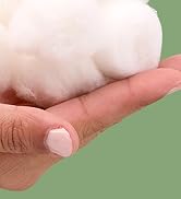 Hempress Organic Cotton Balls with Hemp – Sensitive Skin Cotton & Hemp Balls, Fragrance Free, Chl...