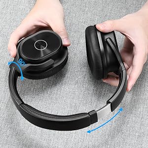 zihnic ANC 919 Black Bluetooth headphone 5