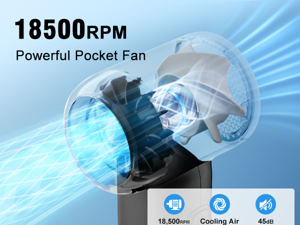 mini small pocket fan portable handheld hand personal held cruise turbo travel rechargeable camping