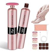 Electric Callus Remover for Feet, Electric Foot Callus Remover with 60pcs Sandpaper Discs,1800RPM...