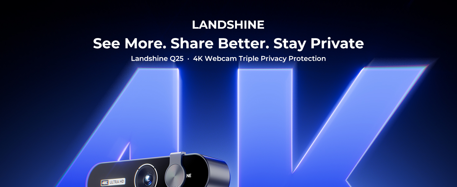 landshine 4k webcam