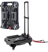 ZHJINGYU Folding Hand Truck Cart,Heavy Duty Trolley 220lbs Capacity,Folding Luggage Cart, Collaps...