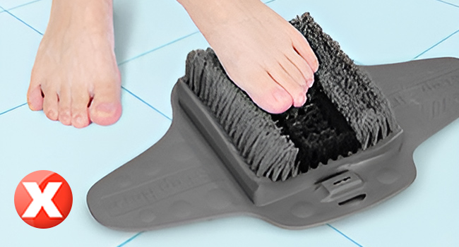 DON'T USE ON ONE FOOT