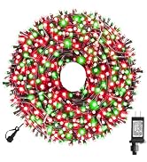 XTF2015 Christmas String Lights, 105ft 300 LED Christmas Lights 8 Modes | Memory Function & Timer...