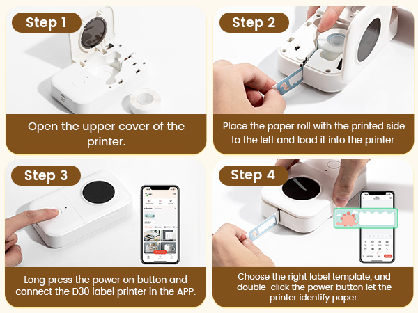 Bluetooth Label Maker Machine with Tape