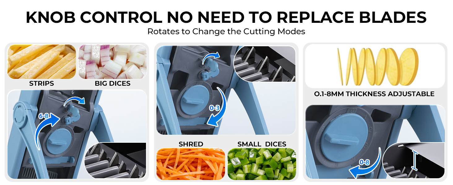 KNOB CONTROL NO NEED TO REPLACE BLADES