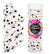Sweet Spell Candy Eyeballs - 260 Edible Candy Eyes Sprinkles for Decorating Halloween Cookies, Ca...