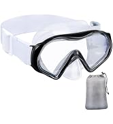 Aegend Diving Mask for Adult Youth, Anti-Fog Anti-UV Wide View Snorkel Mask for Scuba Diving Swim...