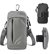 MOVOYEE Phone Holder for Running Armband,Cell Phone Purse Small Crossbody Bags for Women Men Kids...