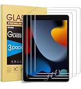 SPARIN 3 Pack Screen Protector for iPad 9th 8th 7th Generation 10.2 Inch (2021/2020/2019 Model), ...