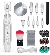PELCAS Electric Nail File, 5 Speeds Manicure and Pedicure Kit, Cordless Nail Drill, Toenail Grind...
