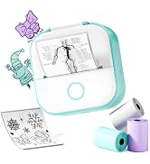 Phomemo Mini Sticker Printer- Sticker Maker Machine T02, Print Pods Mini Thermal Printer Bluetoot...