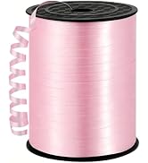 woric 600 Yards Light Pink Curling Ribbon 1/5 Inch Balloon String Ribbon | Thin Crafts Ribbons fo...