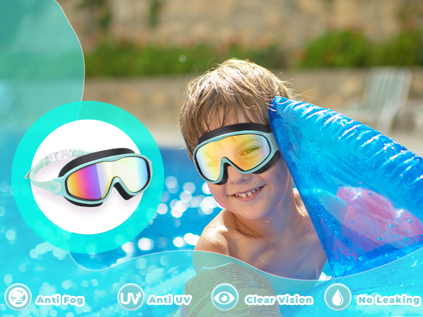kid swimming goggles