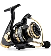 Alwonder Spinning Fishing Reels, Lightweight 13BB Ultra Smooth metal Spinning Reels, Up to 17.6LB...