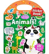 Benresive Reusable Sticker Books for Kids, Sticker Books for Toddlers, Toddler Travel Toys Activi...