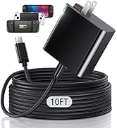 (10FT) 65W Fast Charger for Nintendo Switch 2, Steam Deck & ROG Ally - MENEEA PD3.0 Foldable AC A...
