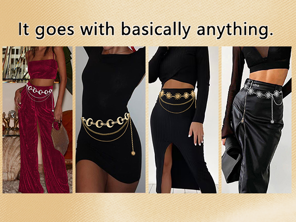 metal chain belt