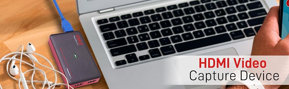 Capture Card Video Recording System - AV Game Live Streaming, Full HD 1080P Digital