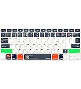 MOSISO Silicone Keyboard Cover Compatible with MacBook Air 13 inch A1466 A1369 2010-2017&Compatib...