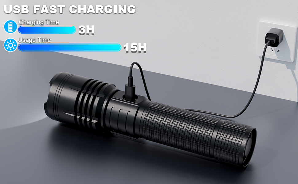 flashlights rechargeable