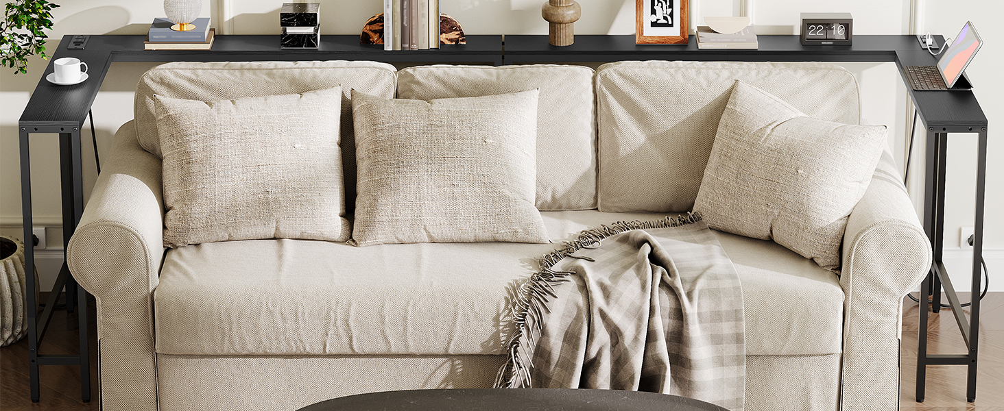 L Shaped Console Table