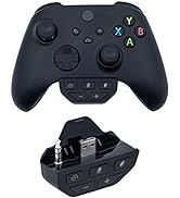 Mcbazel Headset Adapter for Xbox Series X/S, Stereo Headset Audio Adapter with Volume Adjustment ...