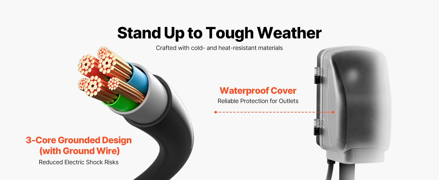 outdoor power stake waterproof