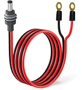 14AWG Starlink Mini Power Extension Cable(3.2Ft),IP65 Waterproof | DC 5.5mm x 2.1mm Male to O-Rin...