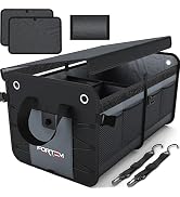 FORTEM Car Trunk Organizer, SUV Trunk Organizer, Car Storage Organizer, Collapsible Multi Compart...