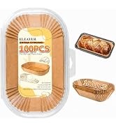 Loaf Pan Liners, 100PCS Bread Pan Liners 9x5 Inch, Non-Stick Loaf Pan Parchment Liners for Baking...