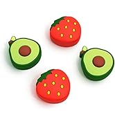 JINGDU Thumb Grip Caps Compatible with Switch Joy-Con, Cute Silicone Joystick Cap Covers Accessor...