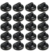 CNHABAGU Magnetic Cable Zip Tie Mounts Clips Multipurpose Zip Ties Mount Base Holder Black Wire C...
