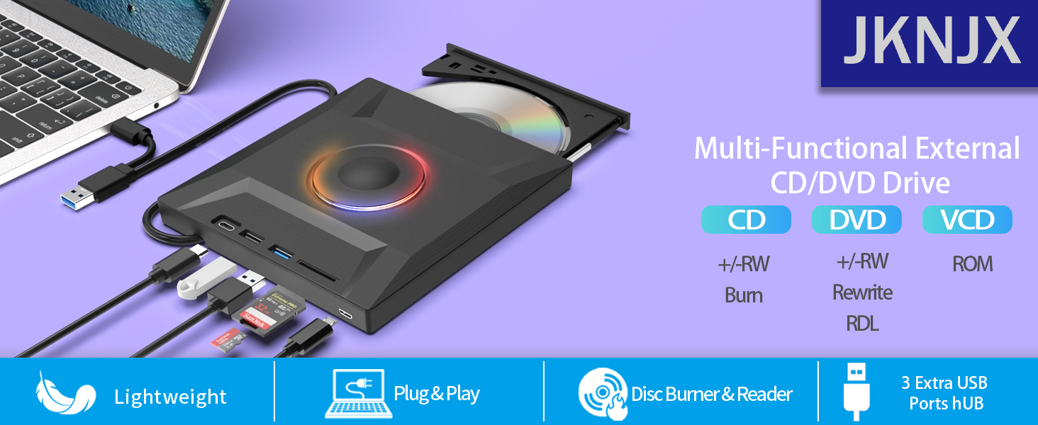 external cd/dvd drive for laptop