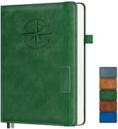 Notebook Journal for Women Men: Leather Journal for Writing, Hardcover College Ruled Journals Not...