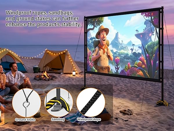 projector screen stand