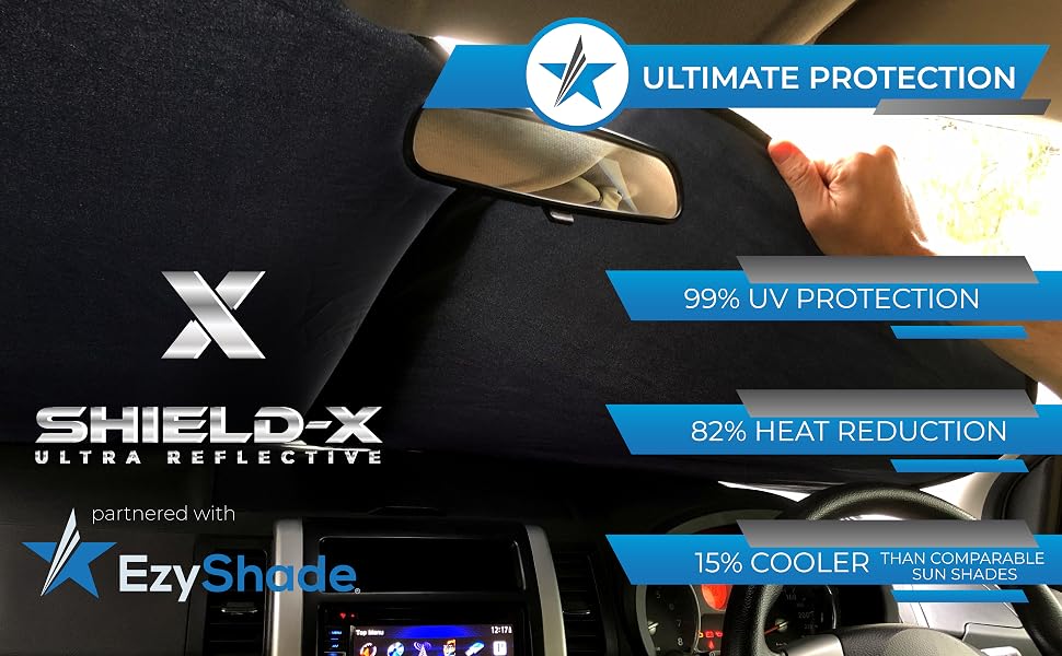 EzyShade Sunshade with Shield-X Ultra-Reflective Technology